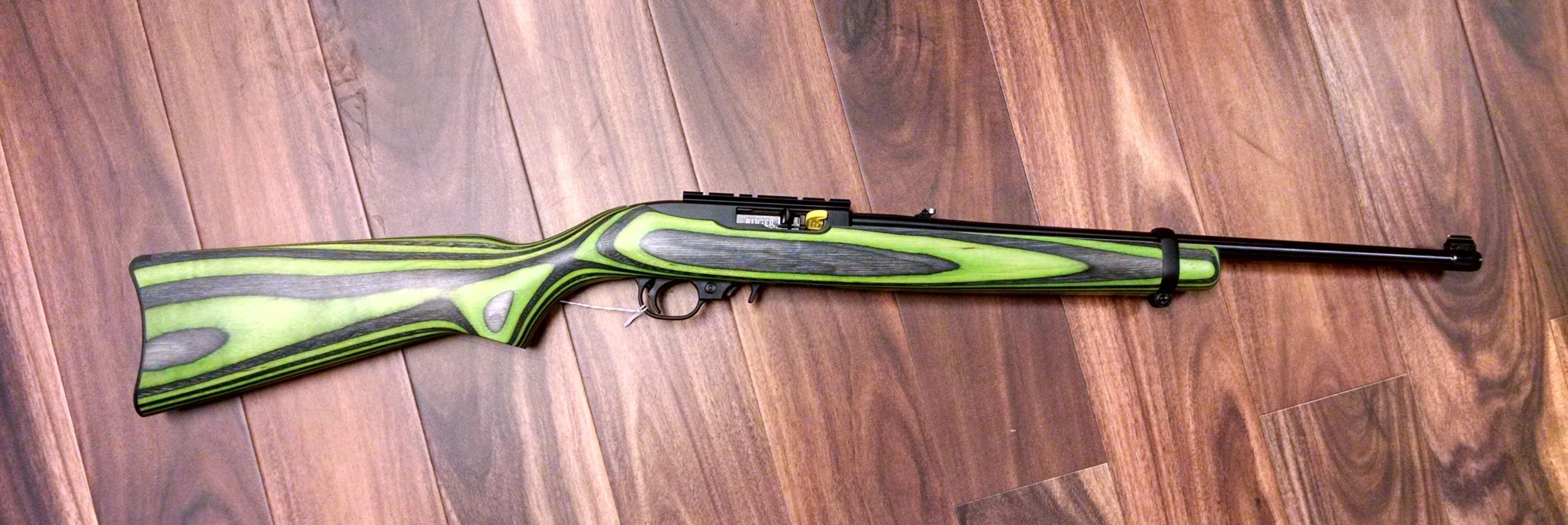 RUGER 10/22 GREEN BLACK .22LR RIFLE SPECIAL EDITION
