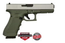 GLOCK 43 GREEN STAINLESS STEEL 9MM PISTOL