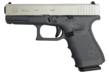 GLOCK 19 GEN 4 2 TONE GREY/SILVER 9MM PISTOL