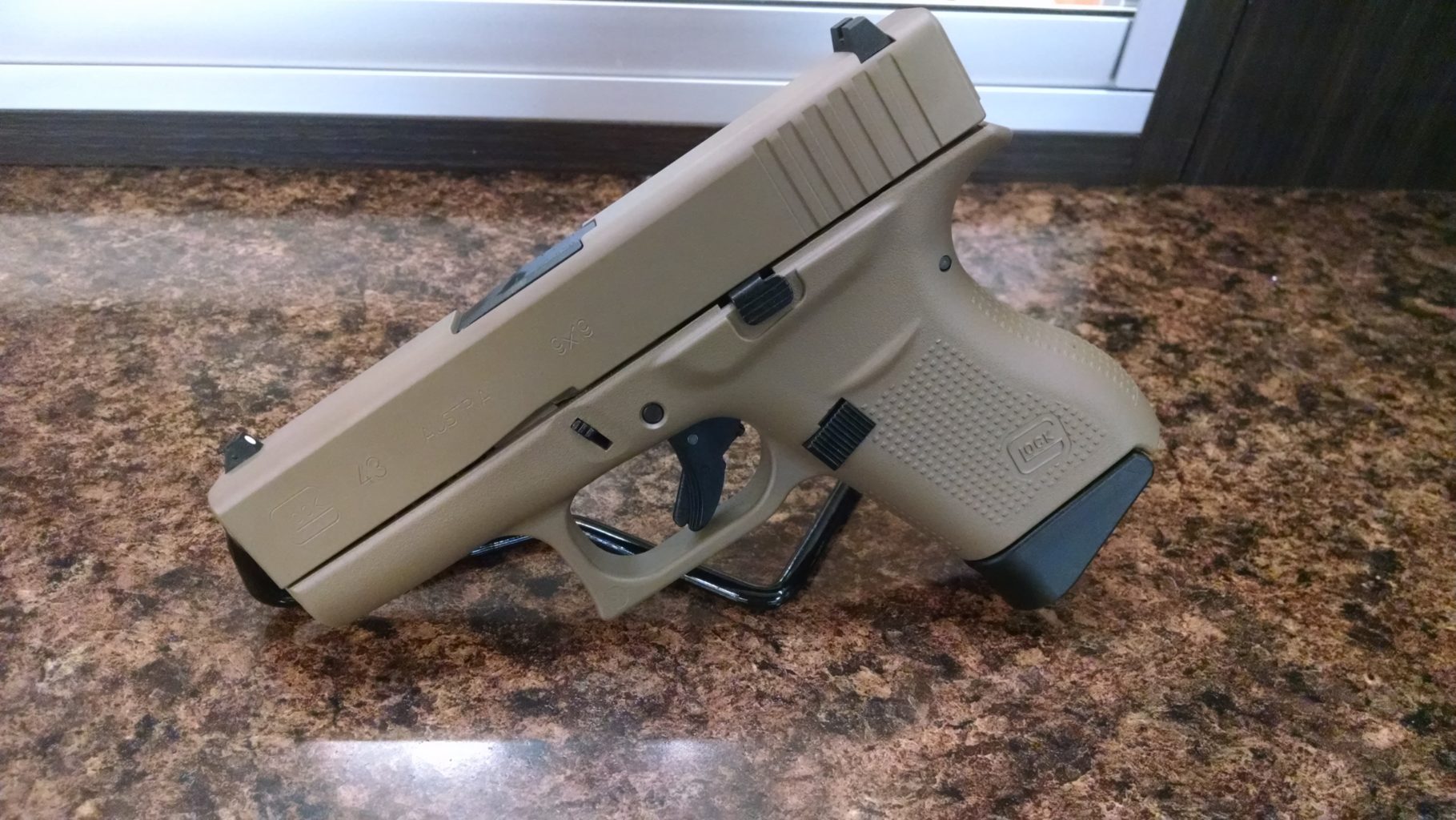 GLOCK 43 MAGPUL FDE 9MM PISTOL