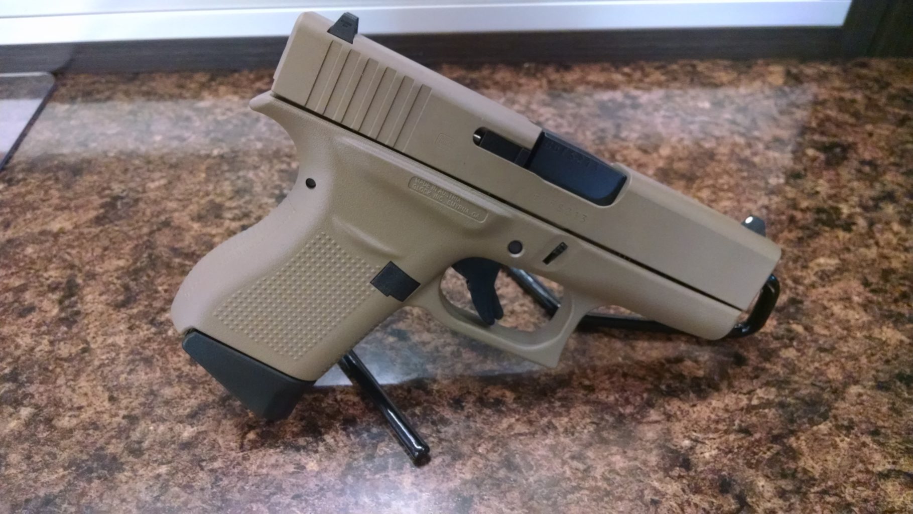 GLOCK 43 MAGPUL FDE 9MM PISTOL