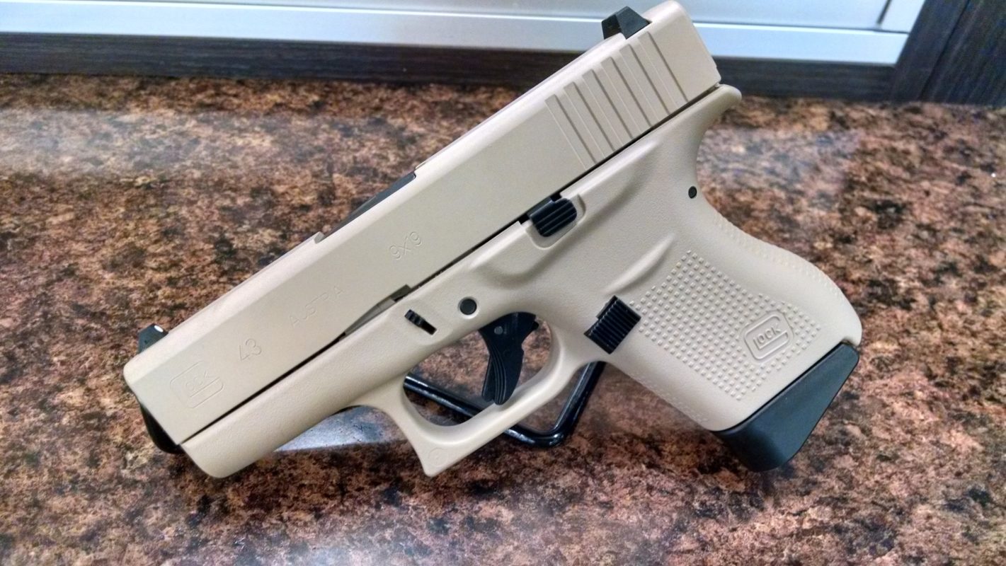 GLOCK 43 TALO DESERT SAND 9MM PISTOL