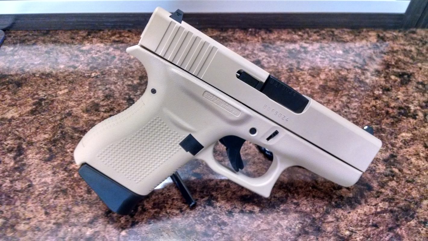 GLOCK 43 TALO DESERT SAND 9MM PISTOL