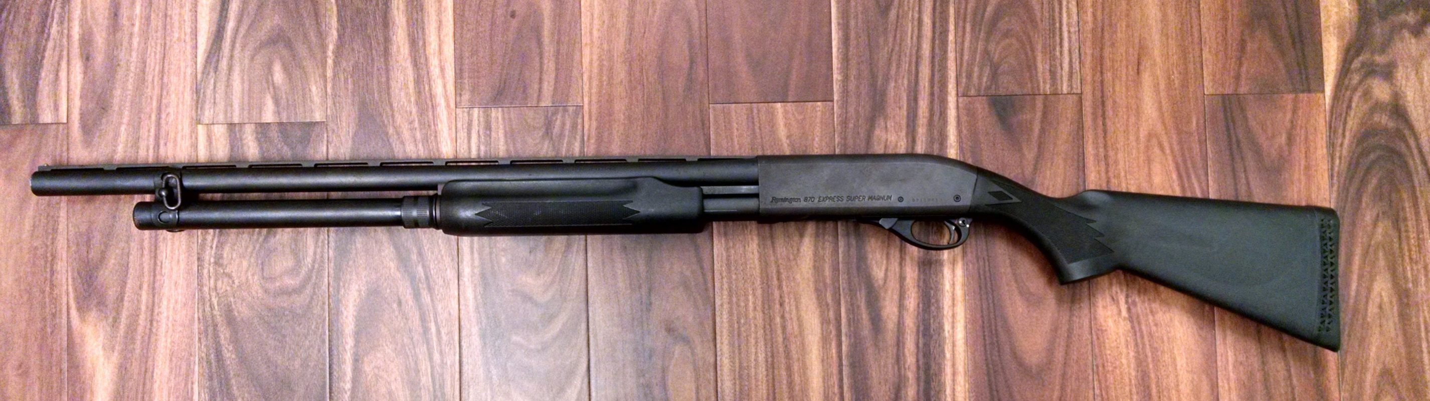 REMINGTON 870 EXPRESS SUPER MAGNUM 12 GA SHOTGUN REMINGTON 870 EXPRESS SUPER MAGNUM 12 GA SHOTGUN