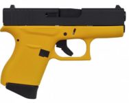 GLOCK 43 YELLOW/BLACK 9MM PISTOL