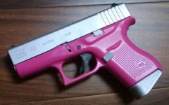 GLOCK 43 PINK/SATIN 9MM PISTOL