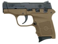 SMITH AND WESSON BODYGUARD 380 FDE/BLACK 380 ACP PISTOL