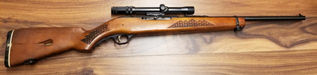 WESTERN FIELD M846 .22LR RIFLE WITH SCOPE