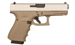 GLOCK 19 GEN 4 FDE AND ALUMINUM 9MM PISTOL