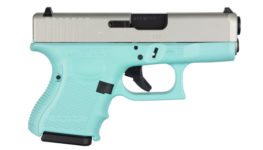 GLOCK 26 GEN 4 TIFFANY BLUE AND ALUMINUM 9MM PISTOL