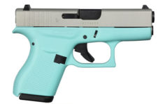 GLOCK 42 TIFFANY BLUE/SILVER .380 PISTOL