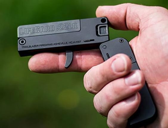 TRAILBLAZER FIREARMS LIFECARD .22 LR SINGLE SHOT PISTOL TRAILBLAZER FIREARMS LIFECARD .22 LR SINGLE SHOT PISTOL