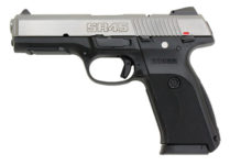 RUGER SR45 SILVER BLACK .45 ACP PISTOL