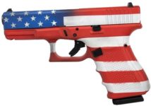 GLOCK 19 GEN4 USA FLAG 9MM PISTOL