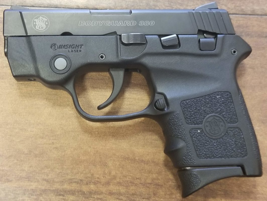 SMITH AND WESSON BODYGUARD 380 WITH LASER .380 ACP PISTOL SMITH AND WESSON BODYGUARD 380 WITH LASER .380 ACP PISTOL